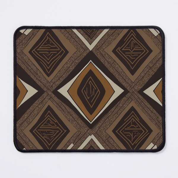 Item preview, Brown Geometric Pattern designed and sold by TondoMeander.