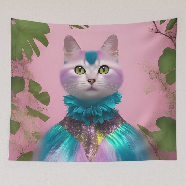 Item preview, Vogue Fashion Cat - Funky Art designed and sold by joejiing.