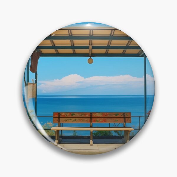 Item preview, Station by the Sea Anime Wes Anderson designed and sold by HeritageJapArt.