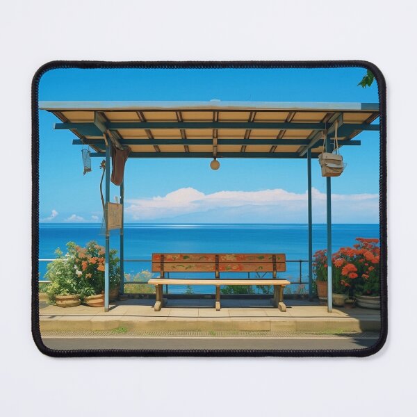 Item preview, Station by the Sea Anime Wes Anderson designed and sold by HeritageJapArt.