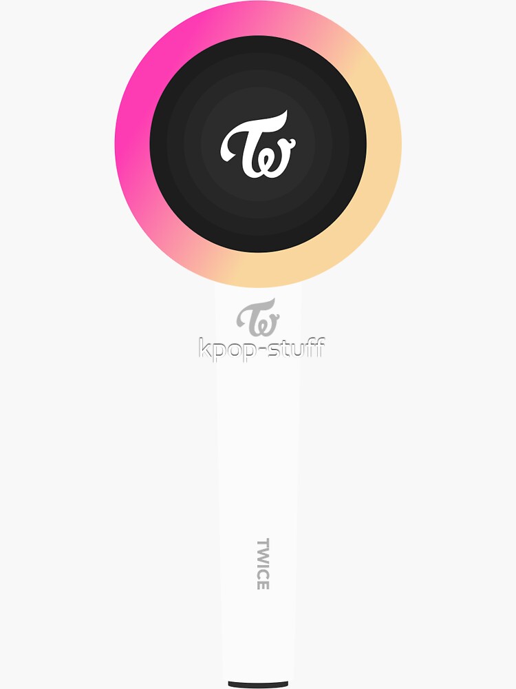 Twice Lightstick Sticker for Sale by serendipityarts