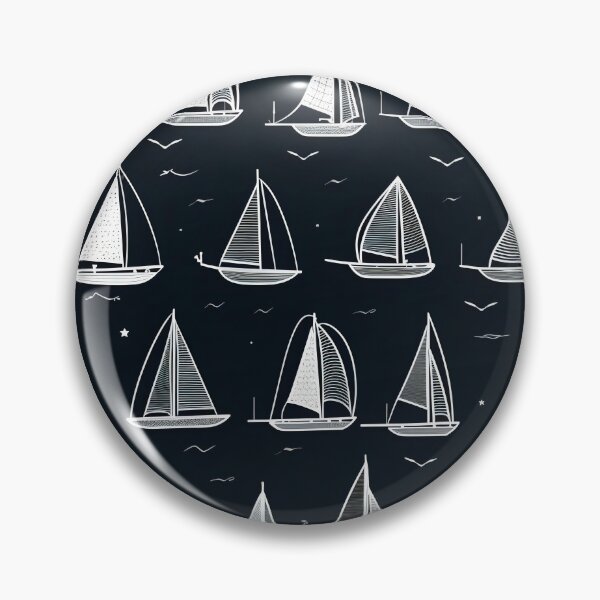 Item preview, Sailboats in a pattern designed and sold by TogetherDshop.
