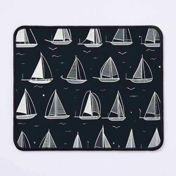 Item preview, Sailboats in a pattern designed and sold by TogetherDshop.