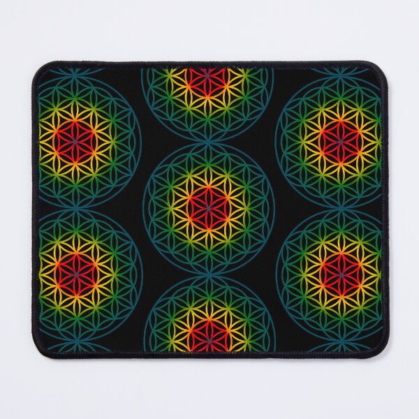 Item preview, Flower of life chakra colour design designed and sold by GeoffBeattie.
