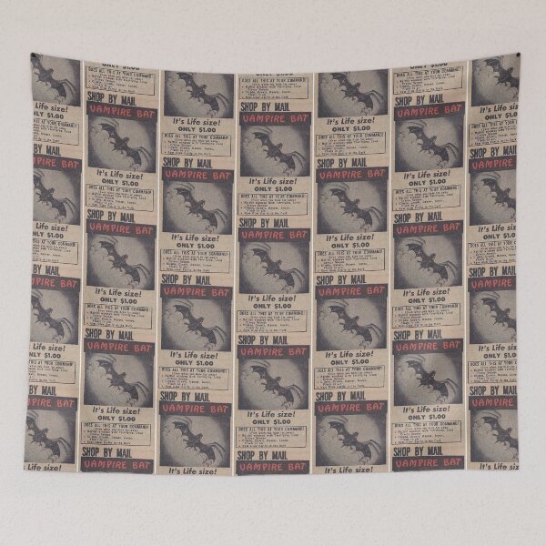 Item preview, vampire bat shop print vintage design  designed and sold by Swaggystyle.