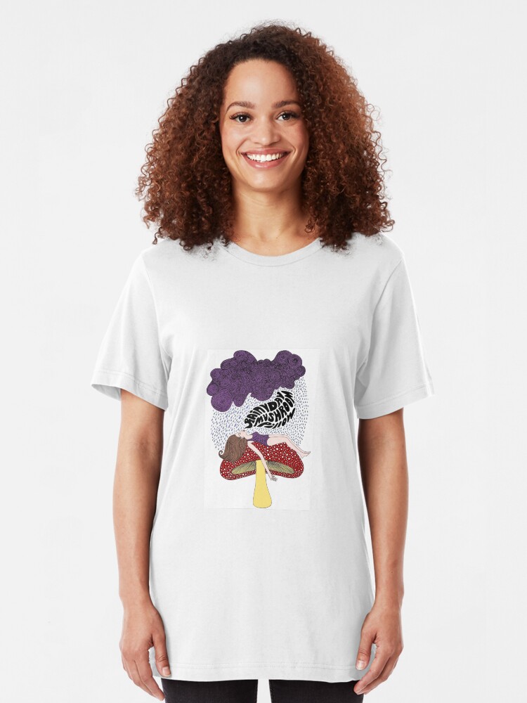 Strawberry Alarm Clock Rainy Day Mushrooms Pillow T Shirt By