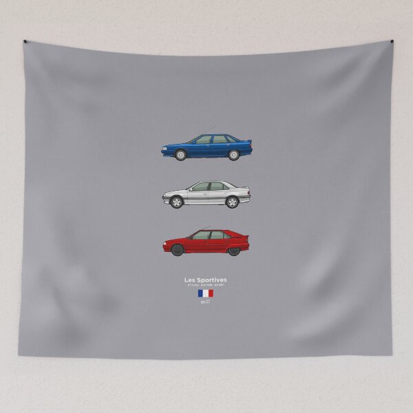 Item preview, French sports saloon classic car collection designed and sold by RJWautographics.