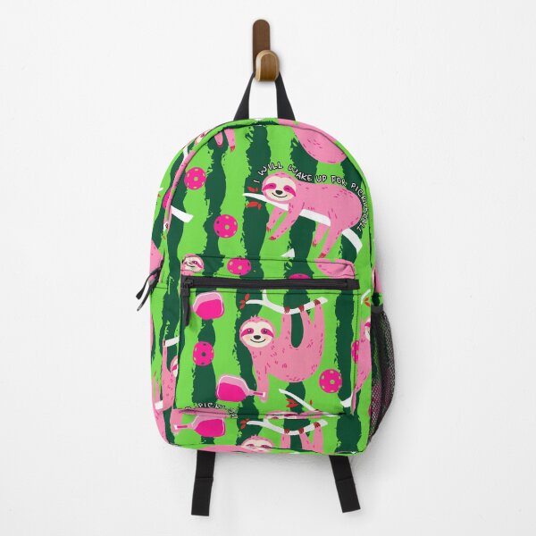 Item preview, Pink sloths: I wake up for pickleball designed and sold by EvieWoj.