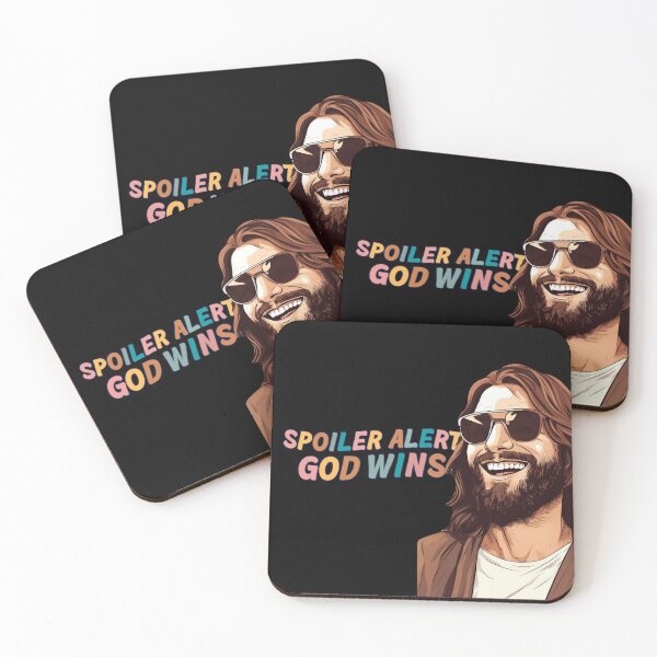 Item preview, Spoiler Alert God Wins designed and sold by Oceanarium.