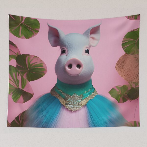 Item preview, Vogue Fashion Pig - Funky Art designed and sold by joejiing.