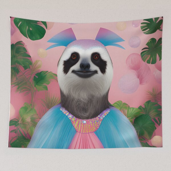 Item preview, Vogue Fashion Sloth - Funky Art designed and sold by joejiing.