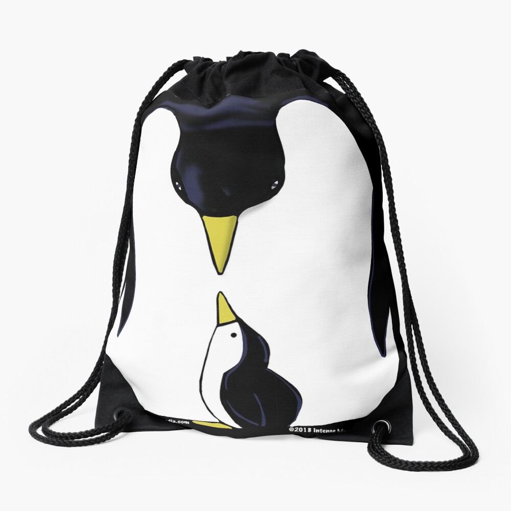 Penguin Love Drawstring Bag