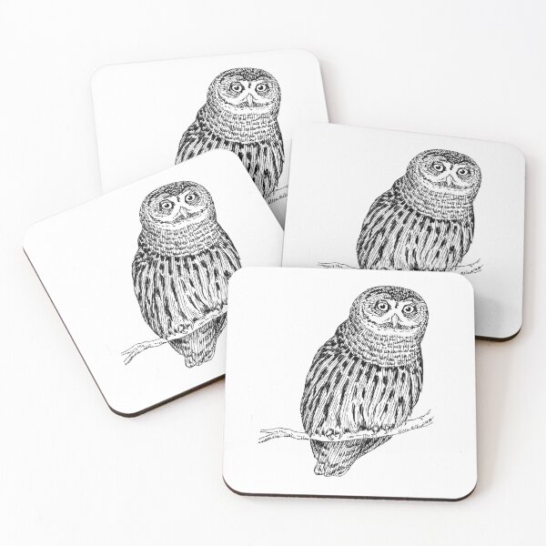 Item preview, Owl black and white outline designed and sold by Jayjaynaenae.