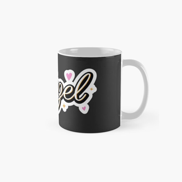 Harriet letter H crest pink unicorn name meaning Coffee Mug