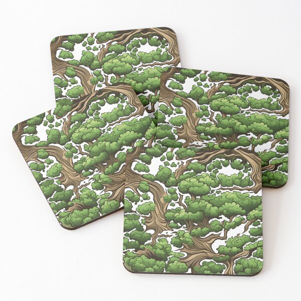 Item preview, Geometrical Abstract Trees and Leaves designed and sold by raviolli000.