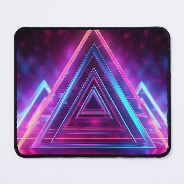 Item preview, Digital Neon Symphony: A Mesmerizing Fusion of Colorful 3D Patterns in a Vibrant Wallpaper Wonderland designed and sold by Visual Foundry.