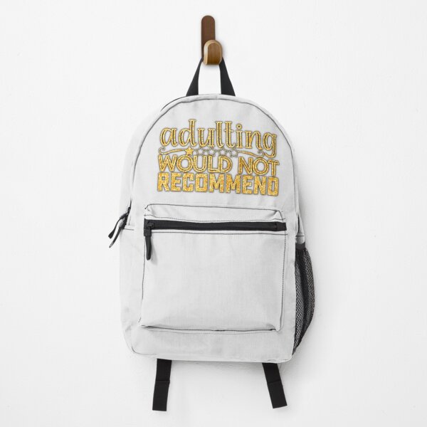 Item preview, Adulting Would Not Recommend Art Illustration designed and sold by MichelleCreative.