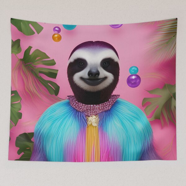 Item preview, Vogue Fashion Sloth - Funky Art designed and sold by joejiing.
