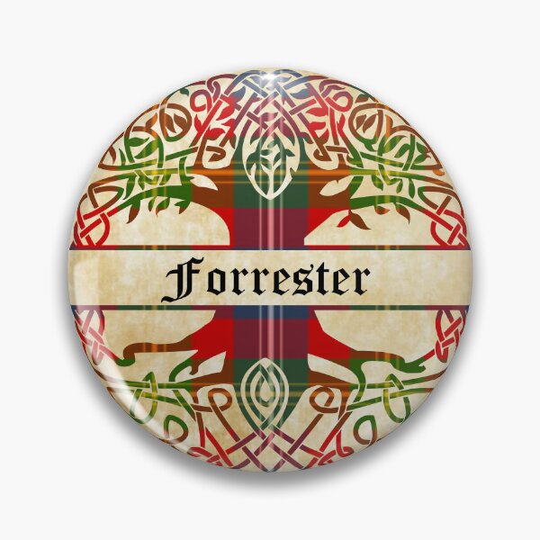 Item preview, Forrester Tree of Life Clan Scottish Surname tartan designed and sold by BagTown Clans.