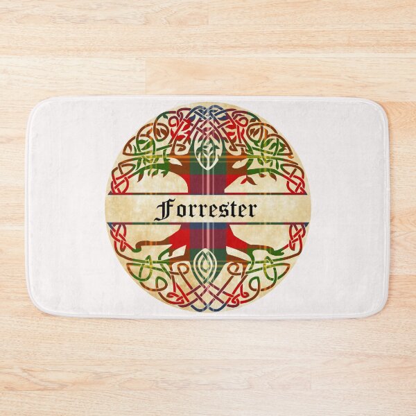 Item preview, Forrester Tree of Life Clan Scottish Surname tartan designed and sold by BagTown Clans.