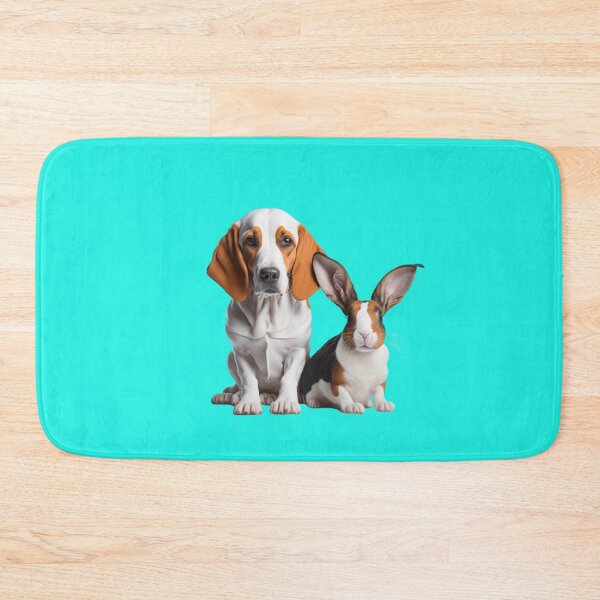 Item preview, dog with  rabbit designed and sold by krishana3d.