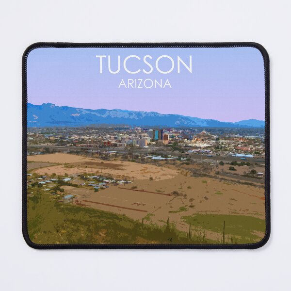Item preview, Tucson, Arizona, USA, Travel Print designed and sold by summattodraw.