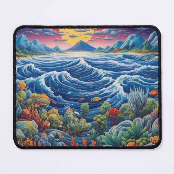 Item preview, Captivating Ocean Wave in Sunset designed and sold by JustArtDesign9.
