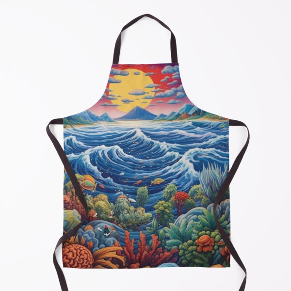 Item preview, Captivating Ocean Wave in Sunset designed and sold by JustArtDesign9.