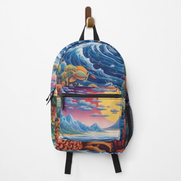 Item preview, Captivating Ocean Wave in Sunset designed and sold by JustArtDesign9.