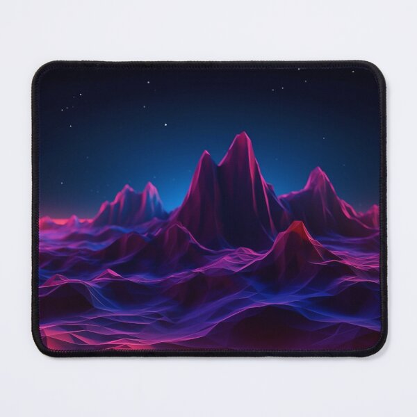 Item preview, Neon Cyber Spires: A Digital 3D Landscape of Futuristic Neon Peaks and Cybernetic Serenity designed and sold by Visual Foundry.