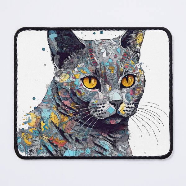 Item preview, Artistry Co.'s Chartreux Mixed Media: Express Your Cat's Personality in Hand-Crafted designed and sold by DooodleGod.