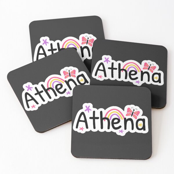 Item preview, Athena name cute design designed and sold by BrightLightArts.
