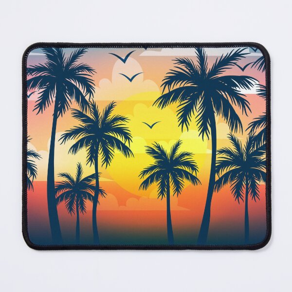 Item preview, Vibrant and Elegant: Multicolored Palm Tree Silhouettes for Lively Décor designed and sold by FashionHomeCo.