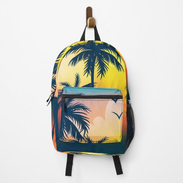 Item preview, Vibrant and Elegant: Multicolored Palm Tree Silhouettes for Lively Décor designed and sold by FashionHomeCo.
