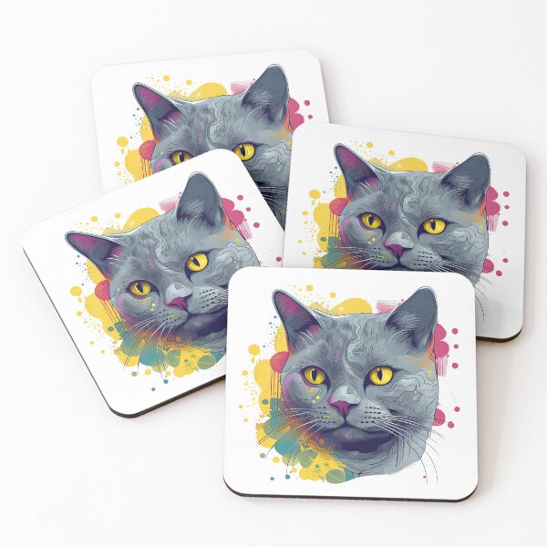 Item preview, Mixed Media Art: Unique Techniques for Humorous Cat designed and sold by DooodleGod.