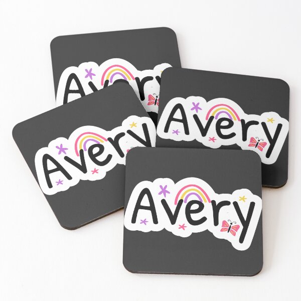 Item preview, Avery name cute design designed and sold by BrightLightArts.