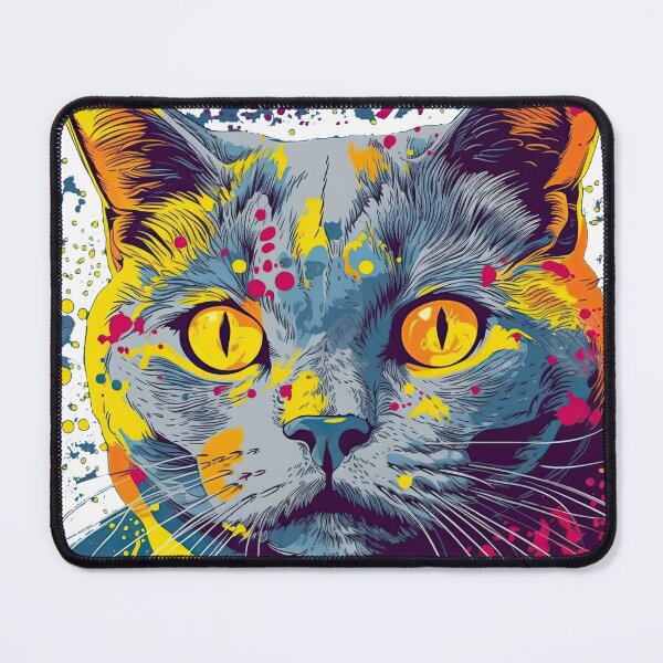 Item preview, Chartreux Cat Breed Pop-Art Poster for Feline Lovers - Colorful, Simple & Sophisticated Wall Decor designed and sold by DooodleGod.