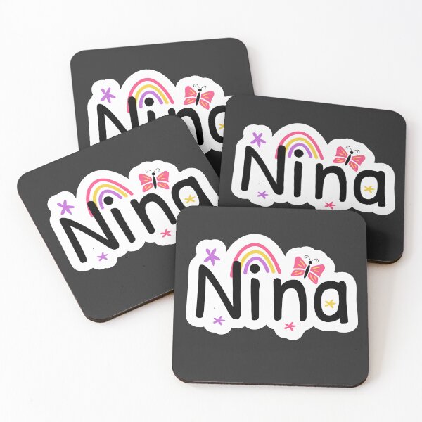 Item preview, Nina name cute design designed and sold by BrightLightArts.