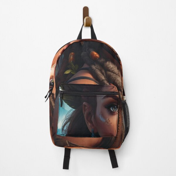 Item preview, Tribal warrior girl designed and sold by CustomStickerCo.