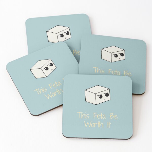 Item preview, This Feta Be Worth It Humourous Cheese Pun designed and sold by CheesyPetDesign.