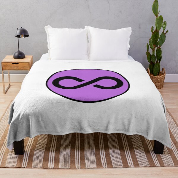 Item preview, Infinity sign icon in a purple circle designed and sold by Inspirationmotivation.