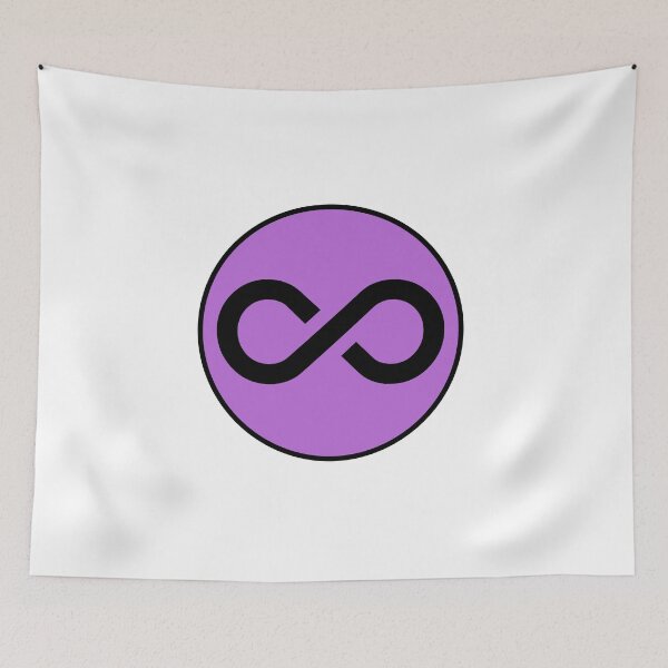 Item preview, Infinity sign icon in a purple circle designed and sold by Inspirationmotivation.