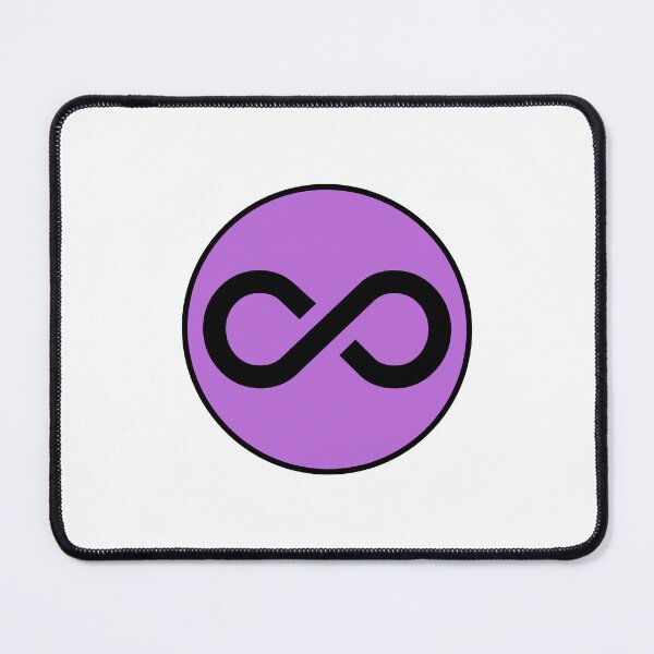 Item preview, Infinity sign icon in a purple circle designed and sold by Inspirationmotivation.