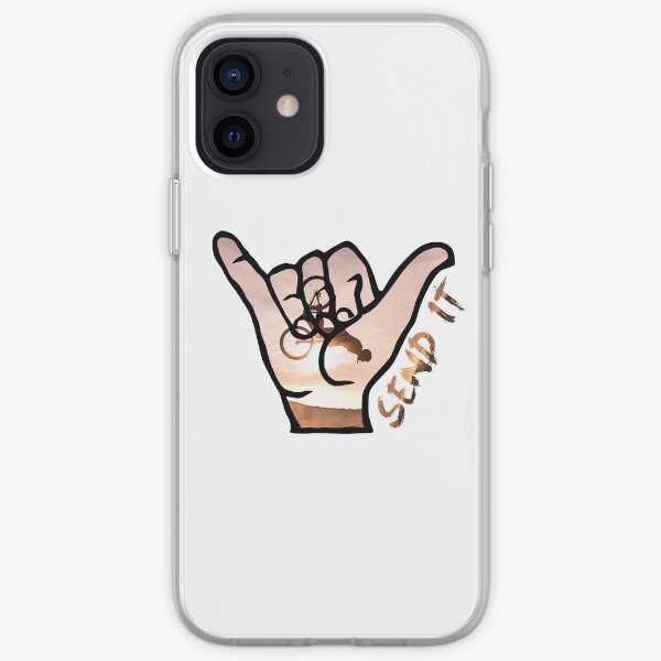Send It Shaka Bruh Hand Shred the Gnar Mountain Bike iPhone Soft Case