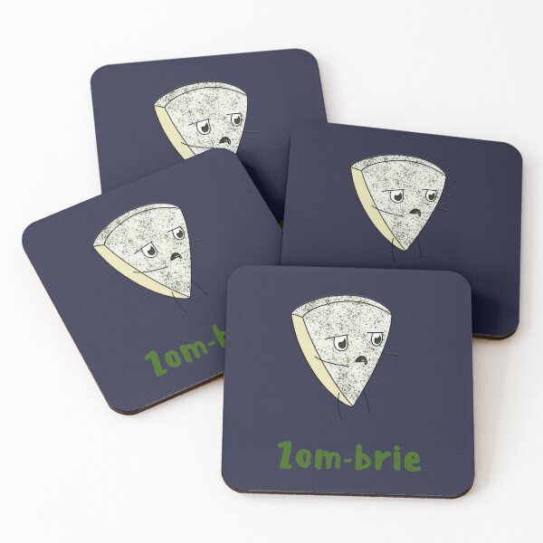 Item preview, Spooky Zom-brie Halloween Cheese Pun designed and sold by CheesyPetDesign.