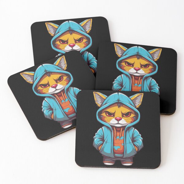 Item preview, Cat with an Attitude: The Hooded Cat's Gaze designed and sold by CatopiaART.
