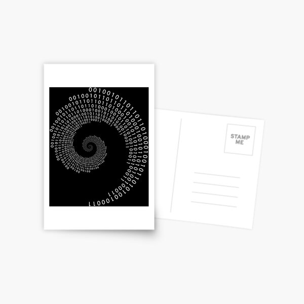 Item preview, Binary fibonacci sequence spiral.  designed and sold by AmandRosen.