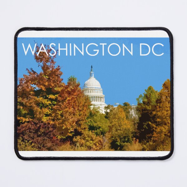 Item preview, Capitol, Washington DC, USA, Travel Print designed and sold by summattodraw.