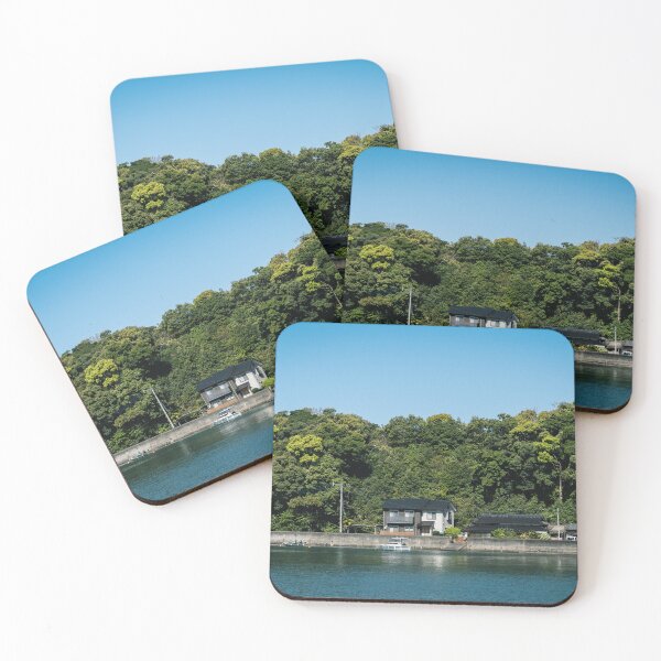 Item preview, Seaside House with Boats in Summer  designed and sold by JonesyDave.