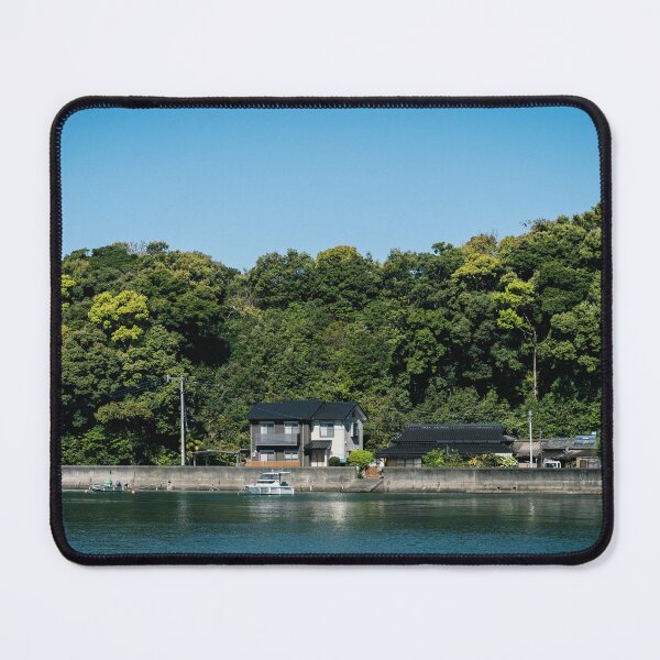 Item preview, Seaside House with Boats in Summer  designed and sold by JonesyDave.
